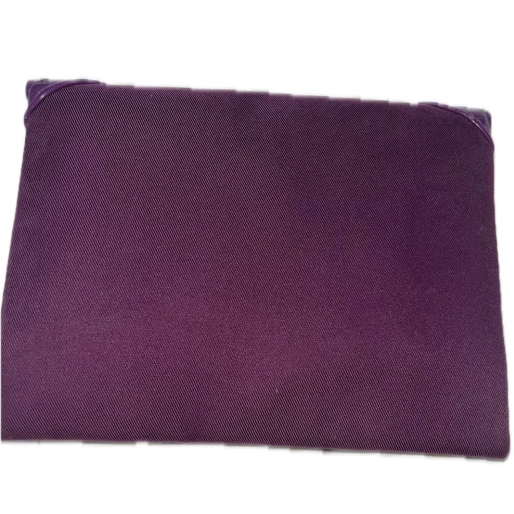Yves Saint Laurent Purple Soft Suede Fabric Travel Bag- Pouch -Wallet Case - Picture 10 of 16
